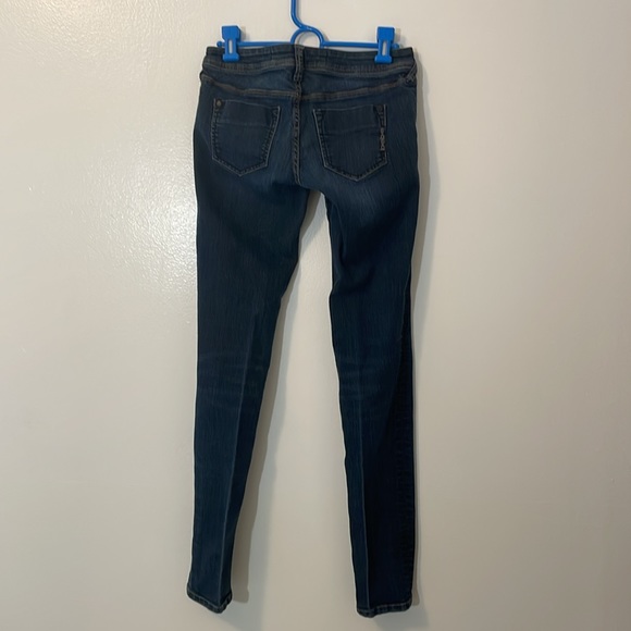 bebe denim blue jeans pants skinny size 26 - Picture 4 of 10